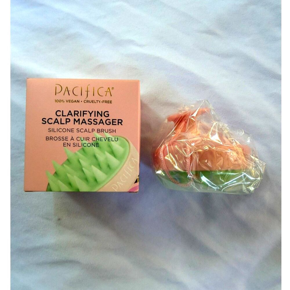 Pacifica Clarifying Exfoliating Scalp Massager Brush New in Box
